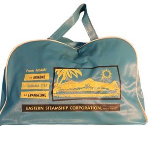 Vintage 1960s Eastern Steamship Corporation Cruise Tourist Bag